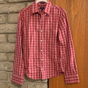 J. Crew Red Checkered Men's Shirt